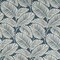 Palm Marine - Blue Leaves,Tropical & Botanical Upholstery Fabric 54 Inches"